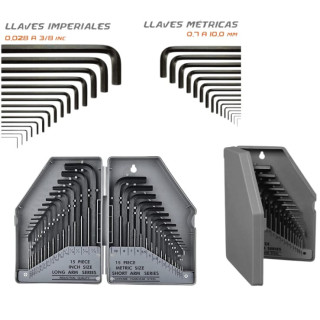 JUEGO DE LLAVES ALLEN 30PCS