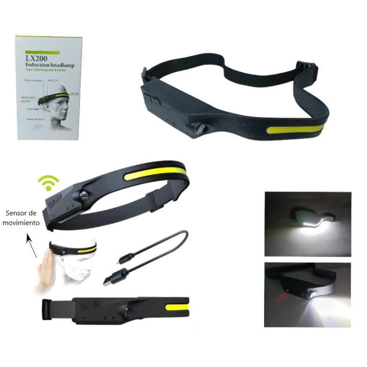 LINTERNA MINERA LED Y SENSOR