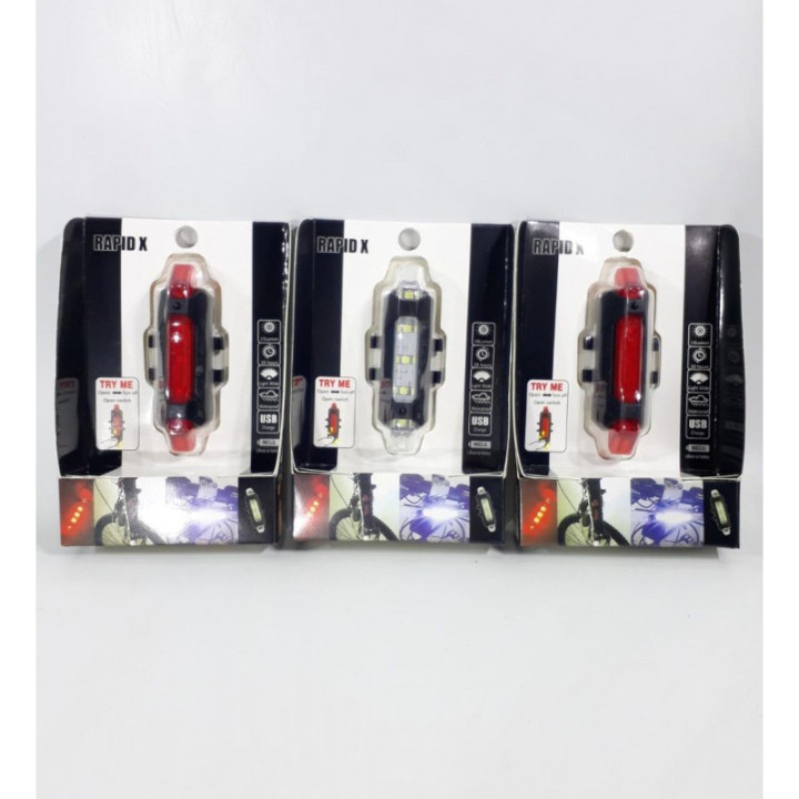LUZ PARA BICI RECARGABLE LED