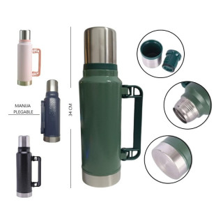 TERMO DE ACERO CON MANIJA 1200 L