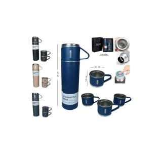 Termo 500ml con 3 tazas camping