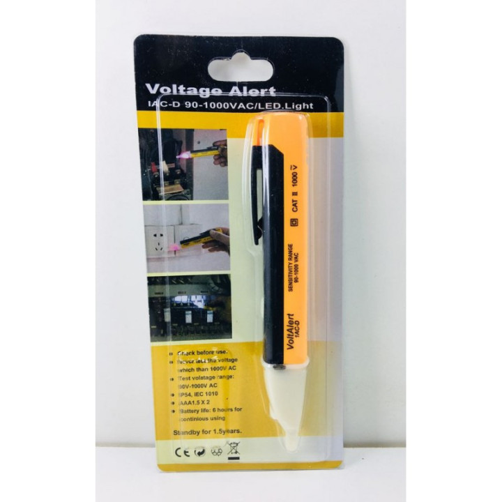 LAPIZ TESTER ALERTA DE VOLTAJE CON LUZ 1000V