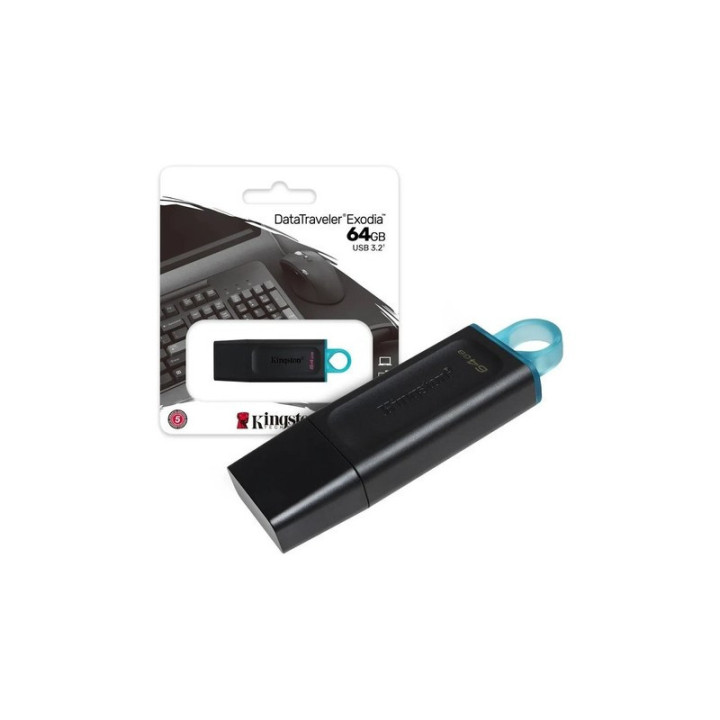 Pendrive Kingston Dt Exodia Dtx 64gb Usb 3.2/3.1/3.0/2.0